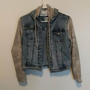 Jean jacket sweater